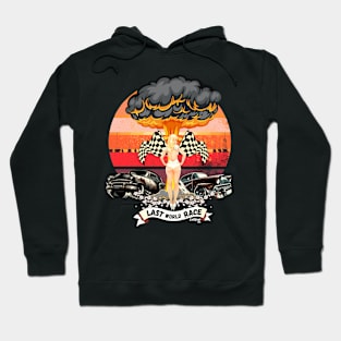 End of the World Race - Vintage Classic American Muscle Car - Hot Rod and Rat Rod Rockabilly Retro Collection Hoodie